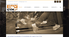 Desktop Screenshot of luganogym.com.ar